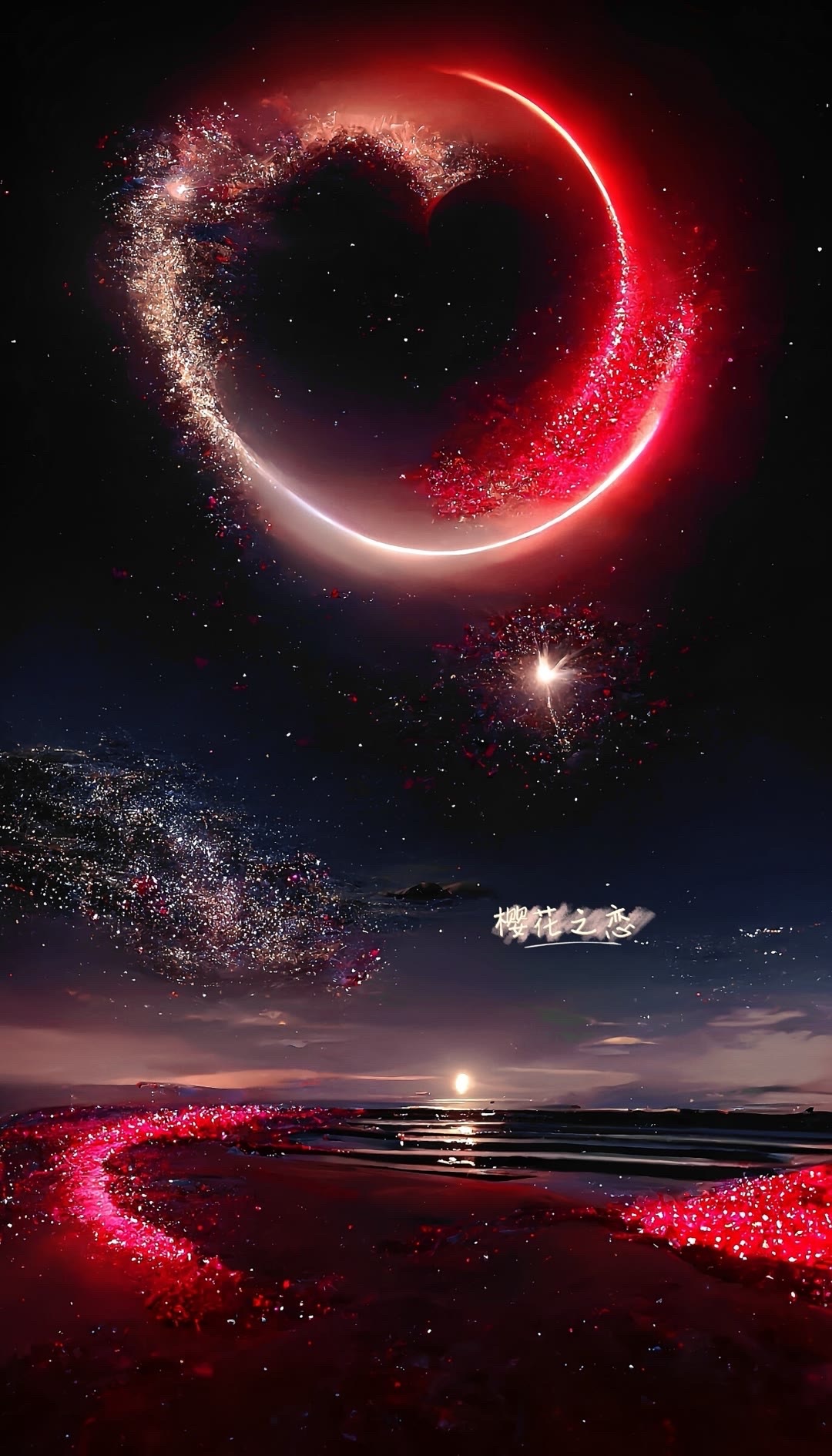 玫瑰海星空