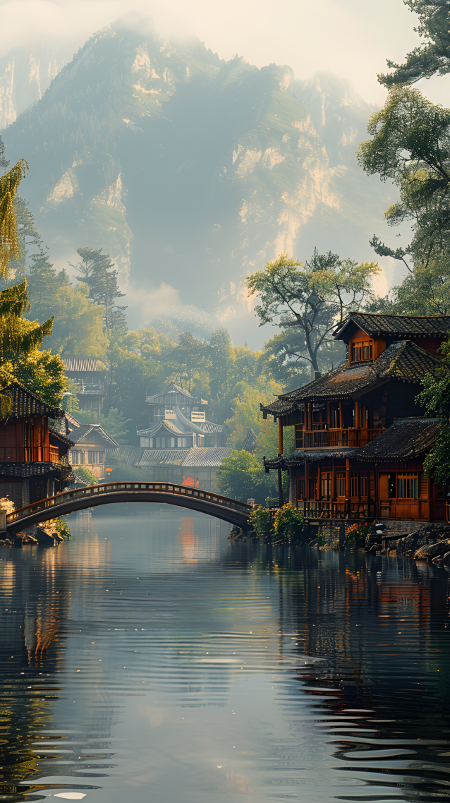 古镇小河