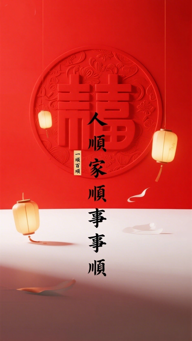 事事顺心如意