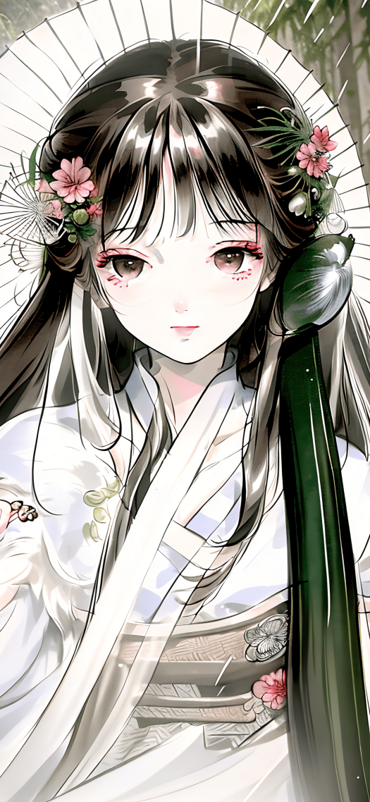 手绘美女