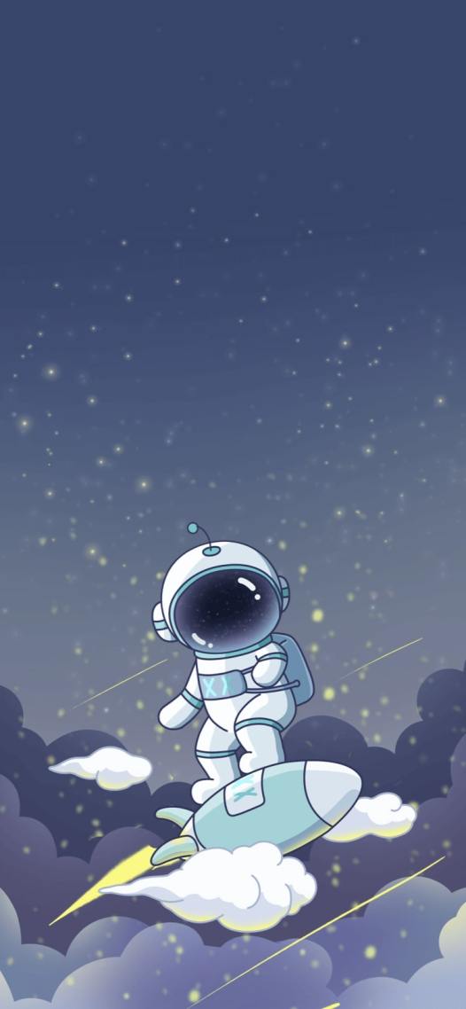 好看的微信壁紙太空人-主題白天