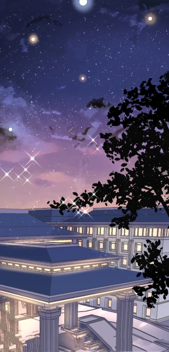 微信全局背景夜晚星空