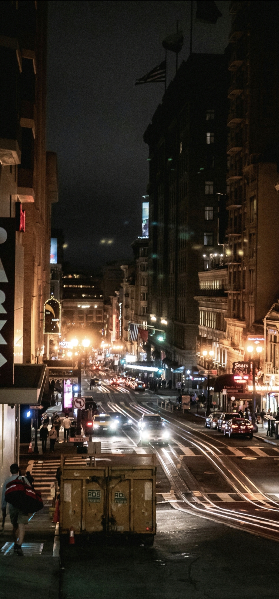 日系城市夜景