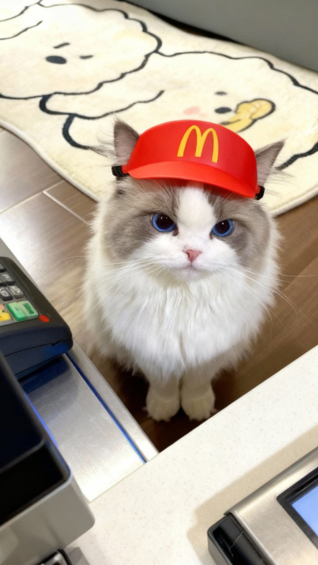 麦当劳猫咪