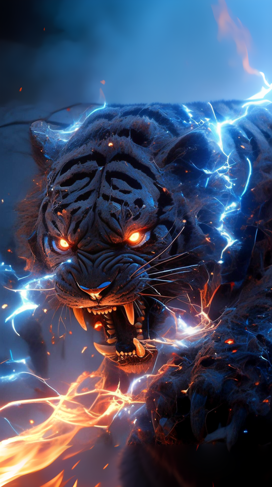 超霸氣的雷電猛虎出籠