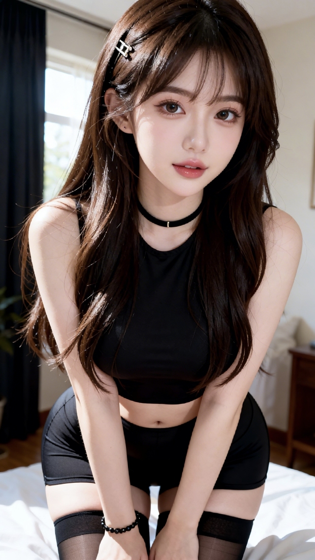黑丝美女