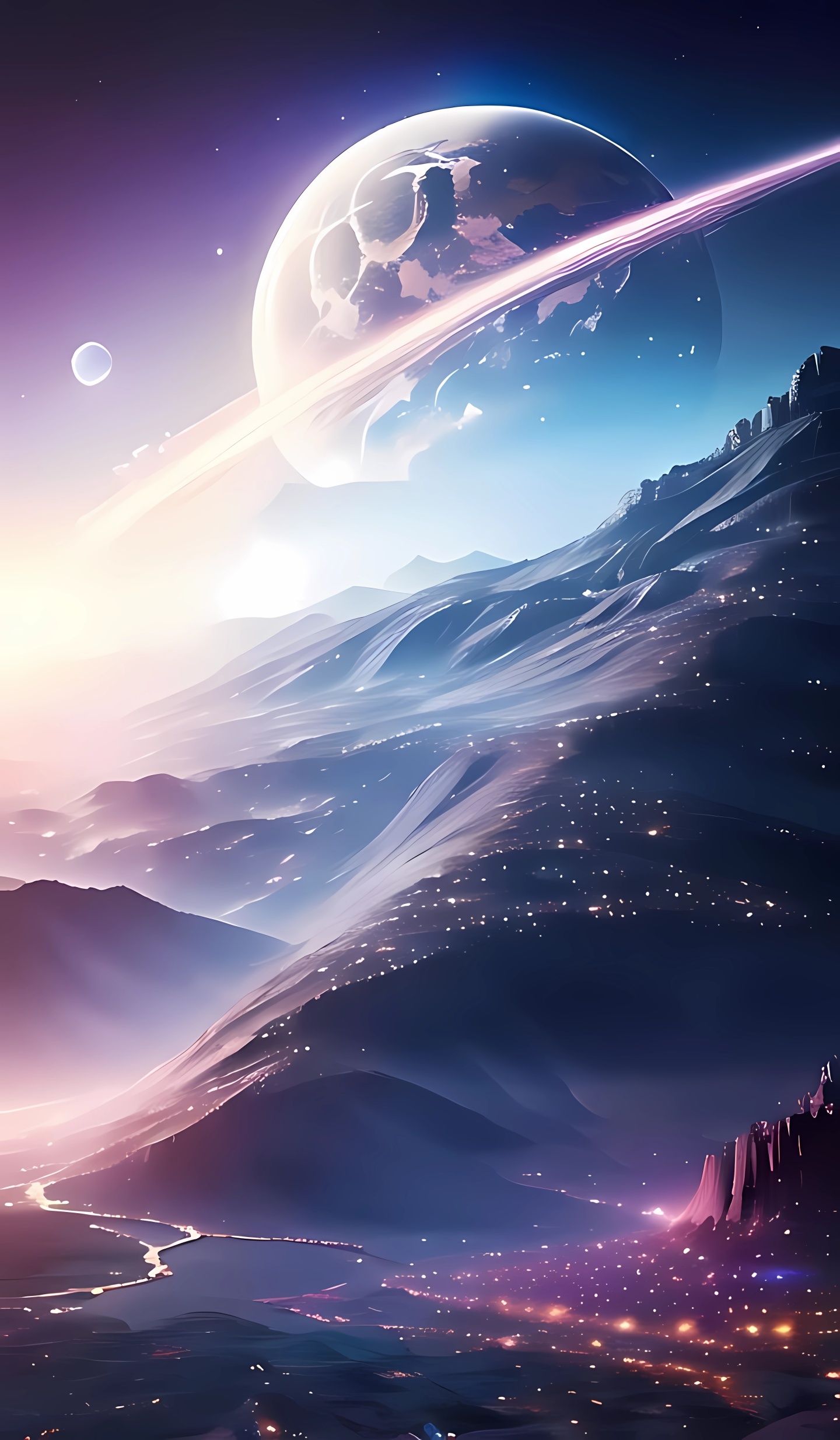 流浪地球，宇宙浩瀚，星光璀璨