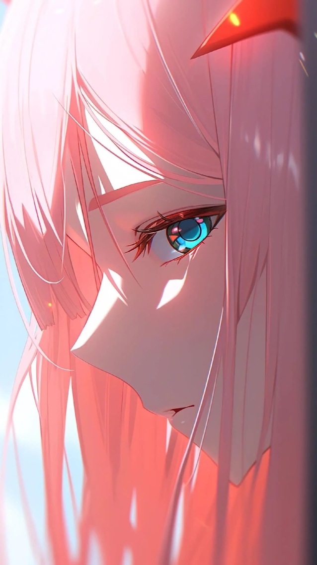 绝美侧脸(动漫手机静态壁纸) - 动漫手机壁纸下载 - 元气壁纸