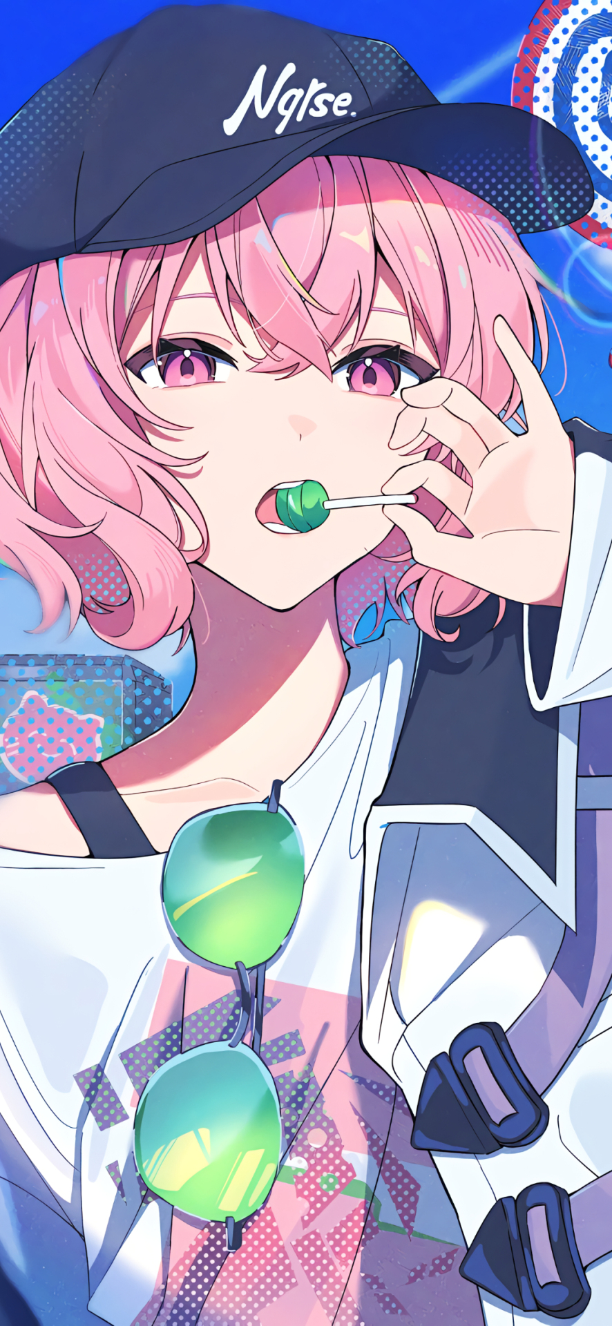 粉發少女
