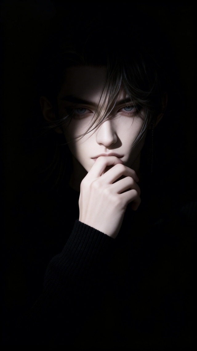 黑暗系帅气男人