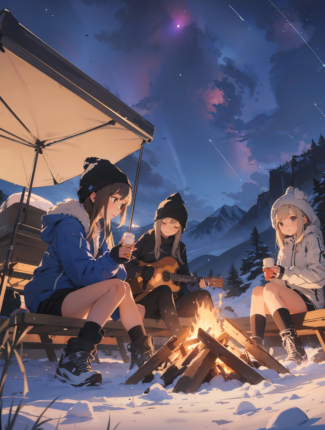 星空下的野營