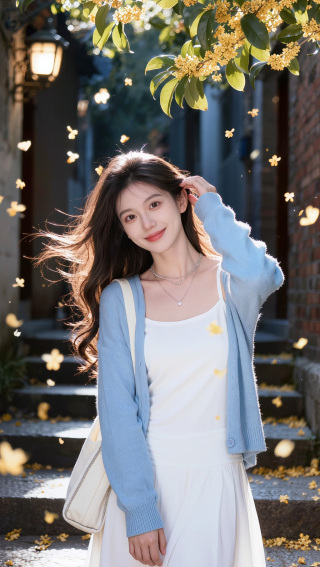 阳光下的清纯少女