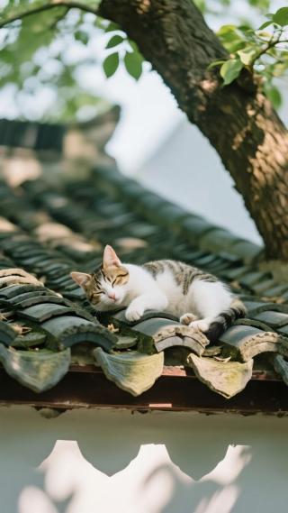 休闲的小猫咪