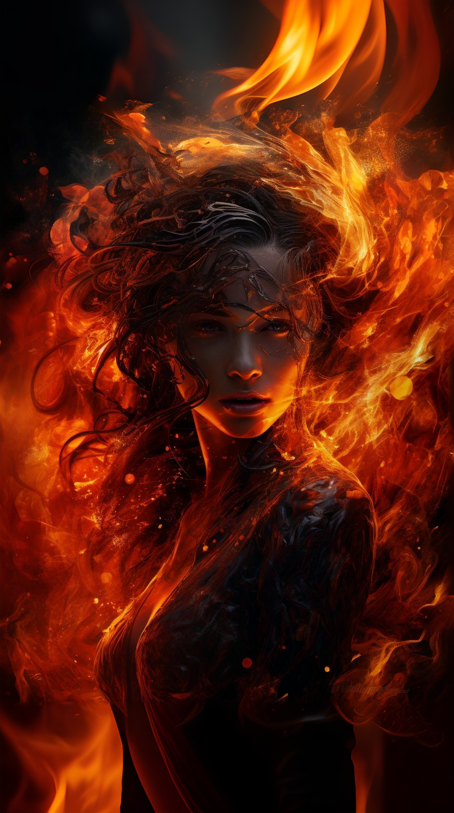 歐美風火焰女神
