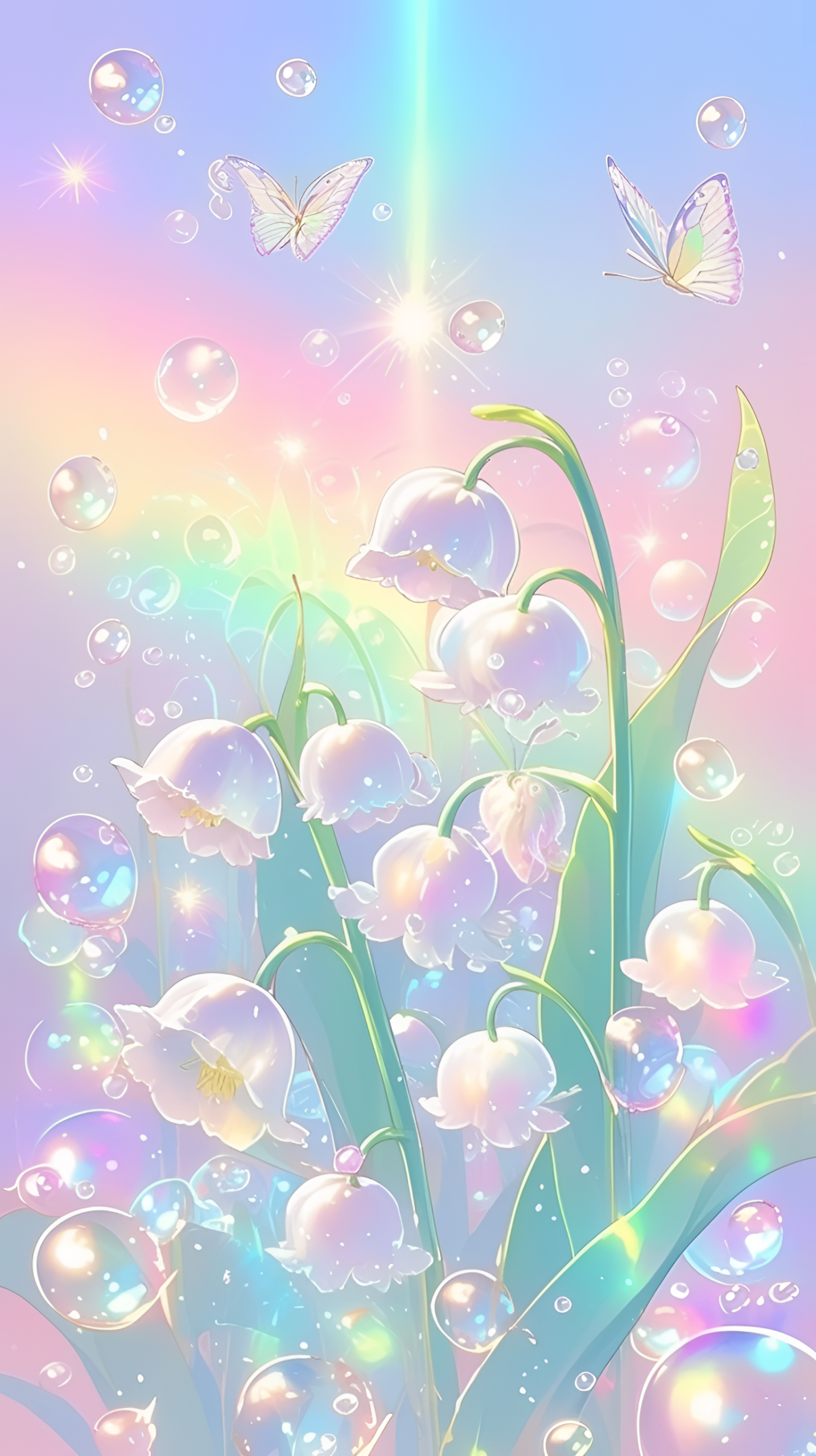 彩虹夢幻花叢