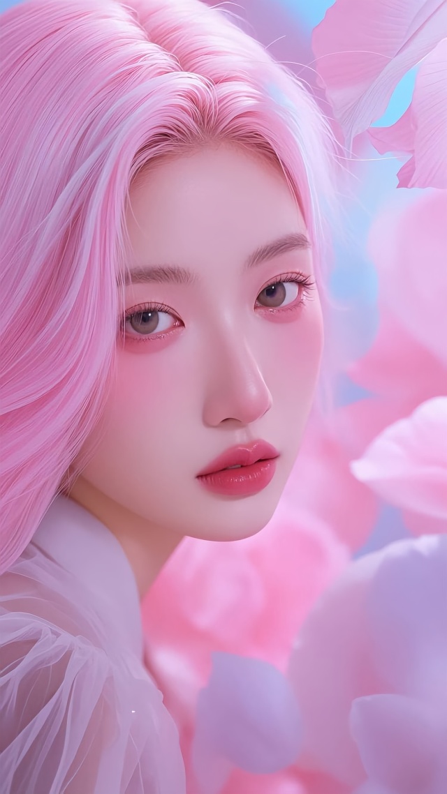粉色系美人