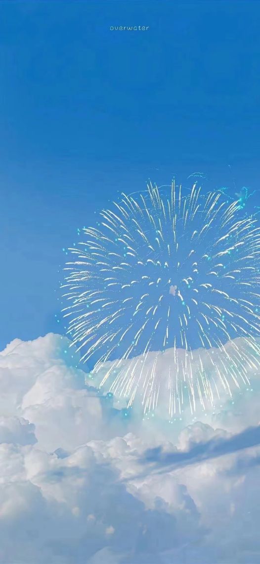 天空和烟花