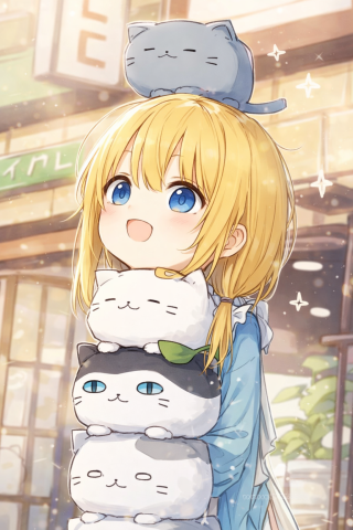 快乐叠猫猫
