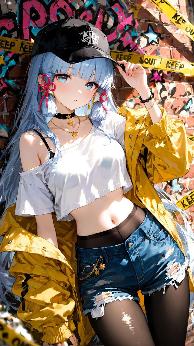 原神神离绫华-涂鸦少女