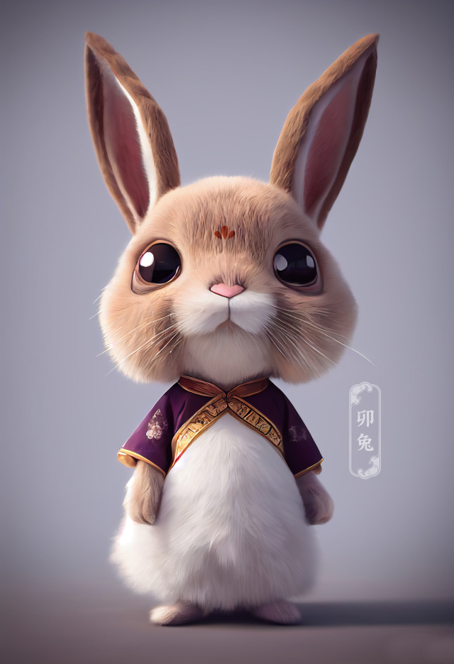可爱的小兔