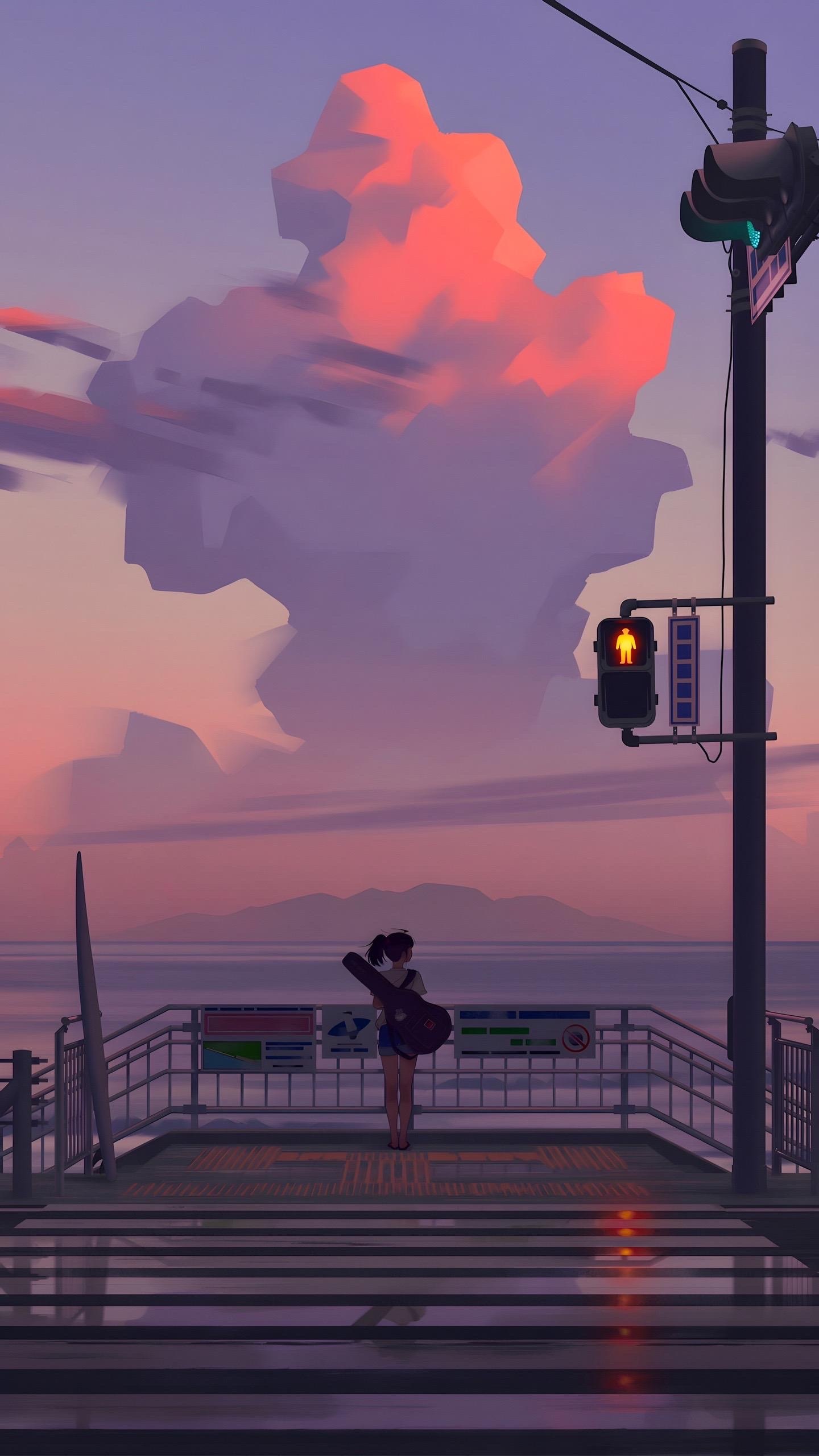晚霞