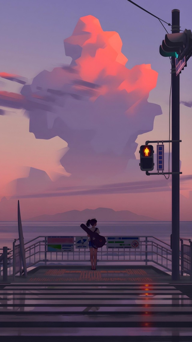 晚霞