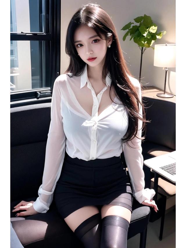 甜美黑絲女孩