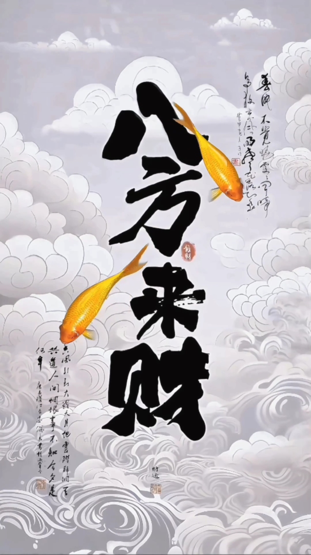 八方來財 錦鯉