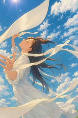 迎风少女