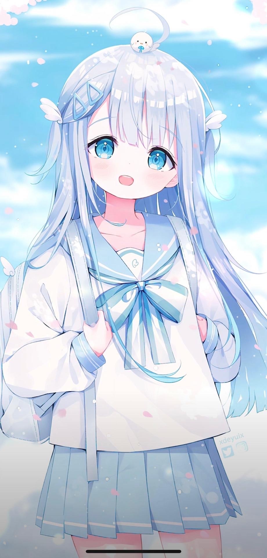 可爱的二次元少女