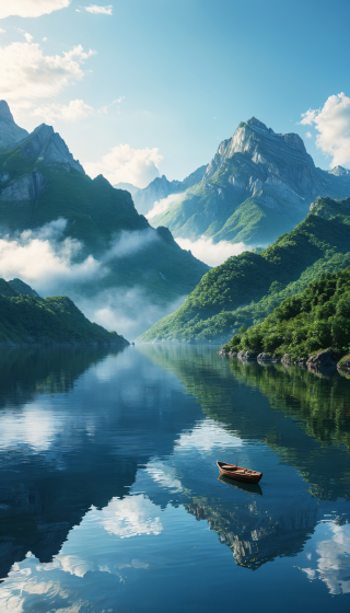 山脉河流