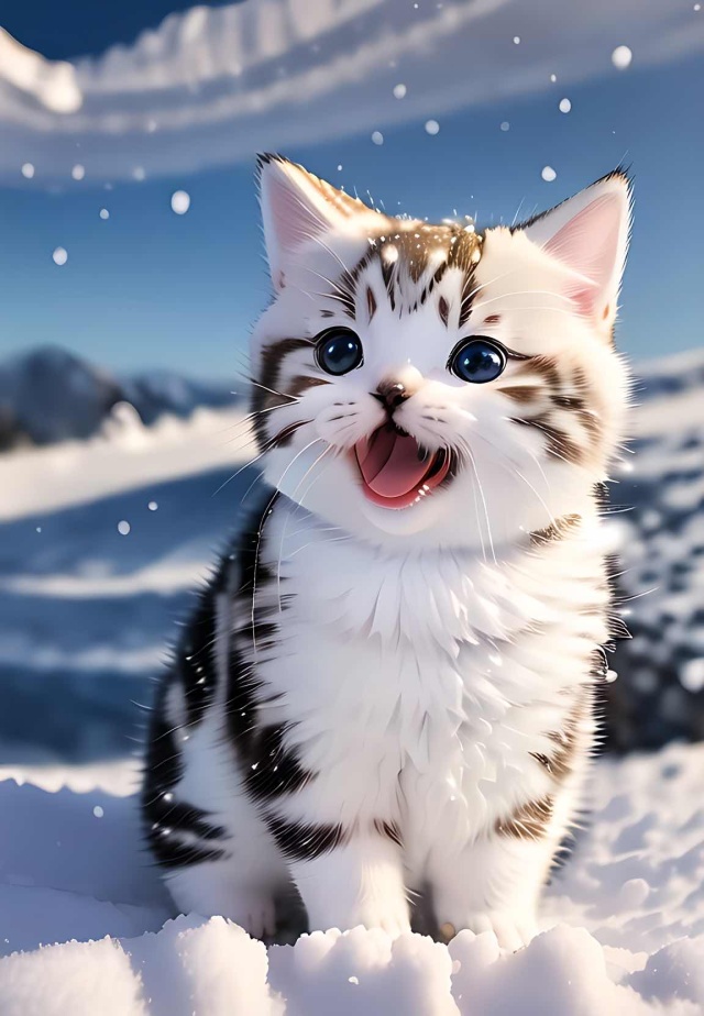 可爱的小猫