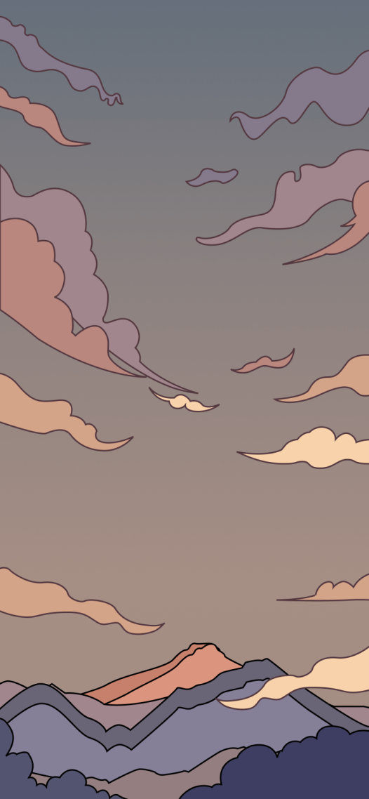 太空人夕阳-桌面