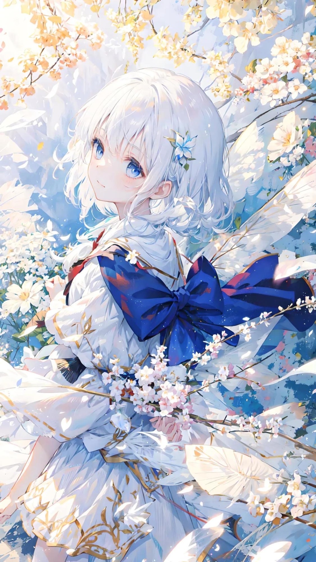 2K清純白髮美少女