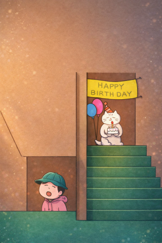 猫咪祝你生日快乐