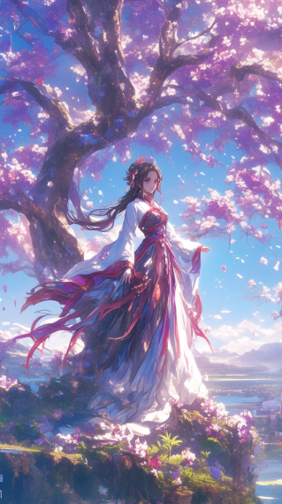 樱花树下
