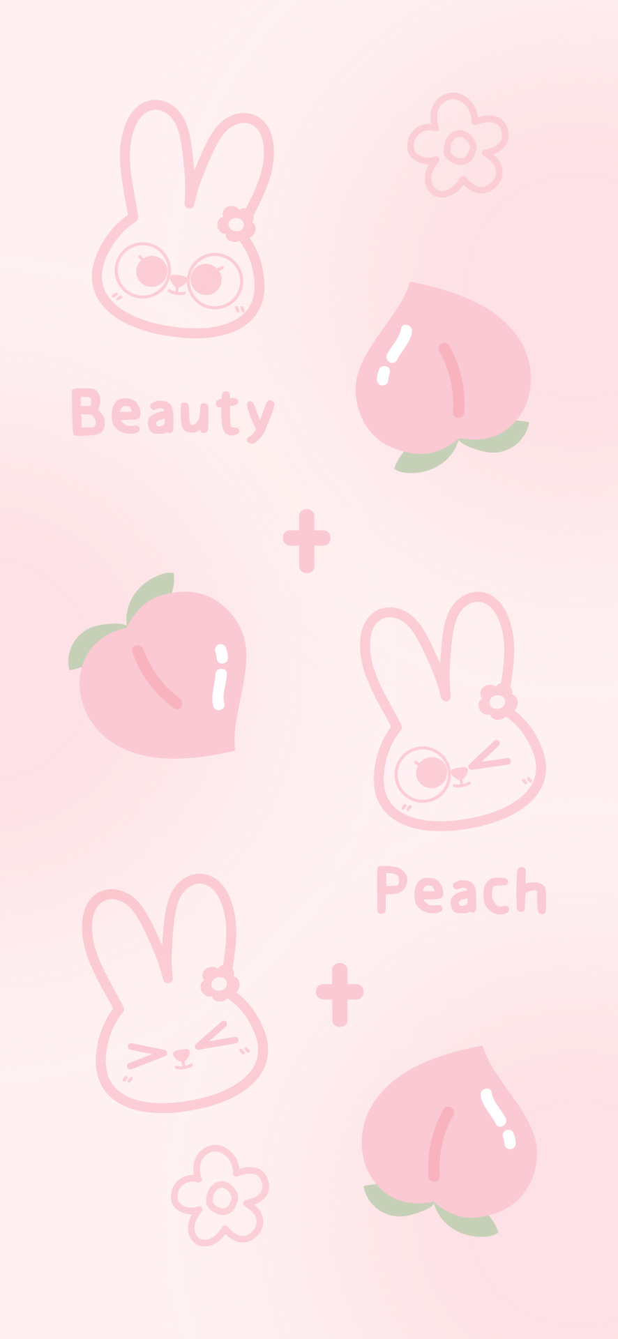粉色清新蜜桃