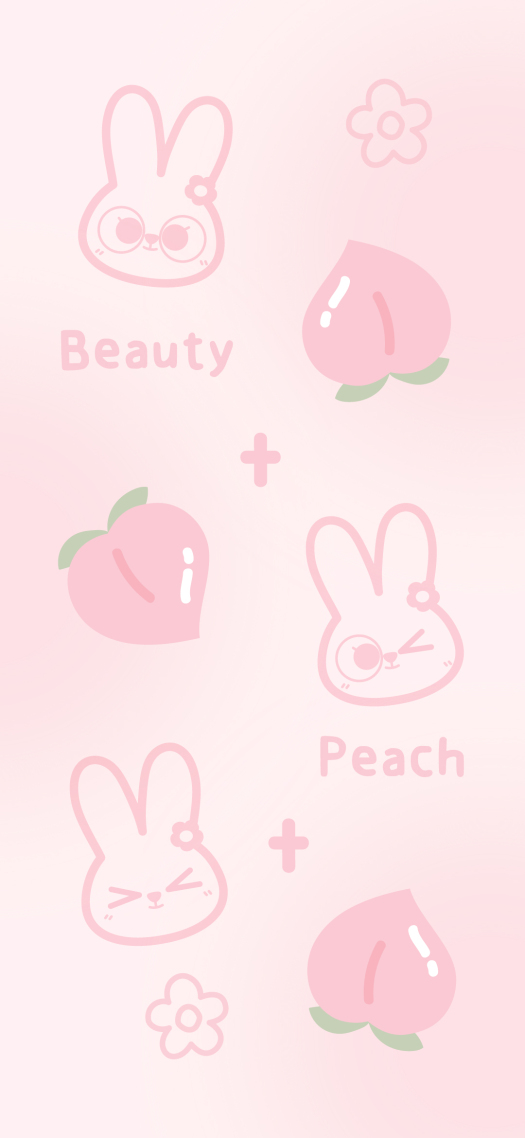 粉色清新蜜桃