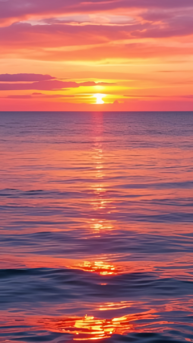 海邊的日出