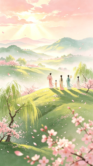 春郊寻芳