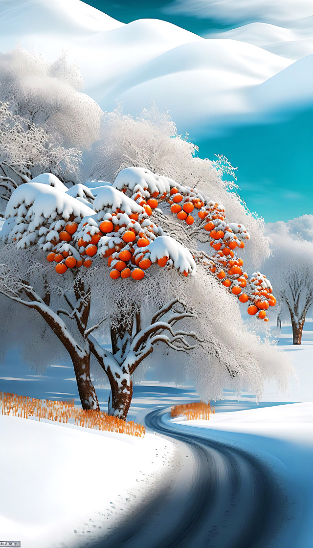 冬雪(风景手机静态壁纸) - 风景手机壁纸下载 - 元气壁纸