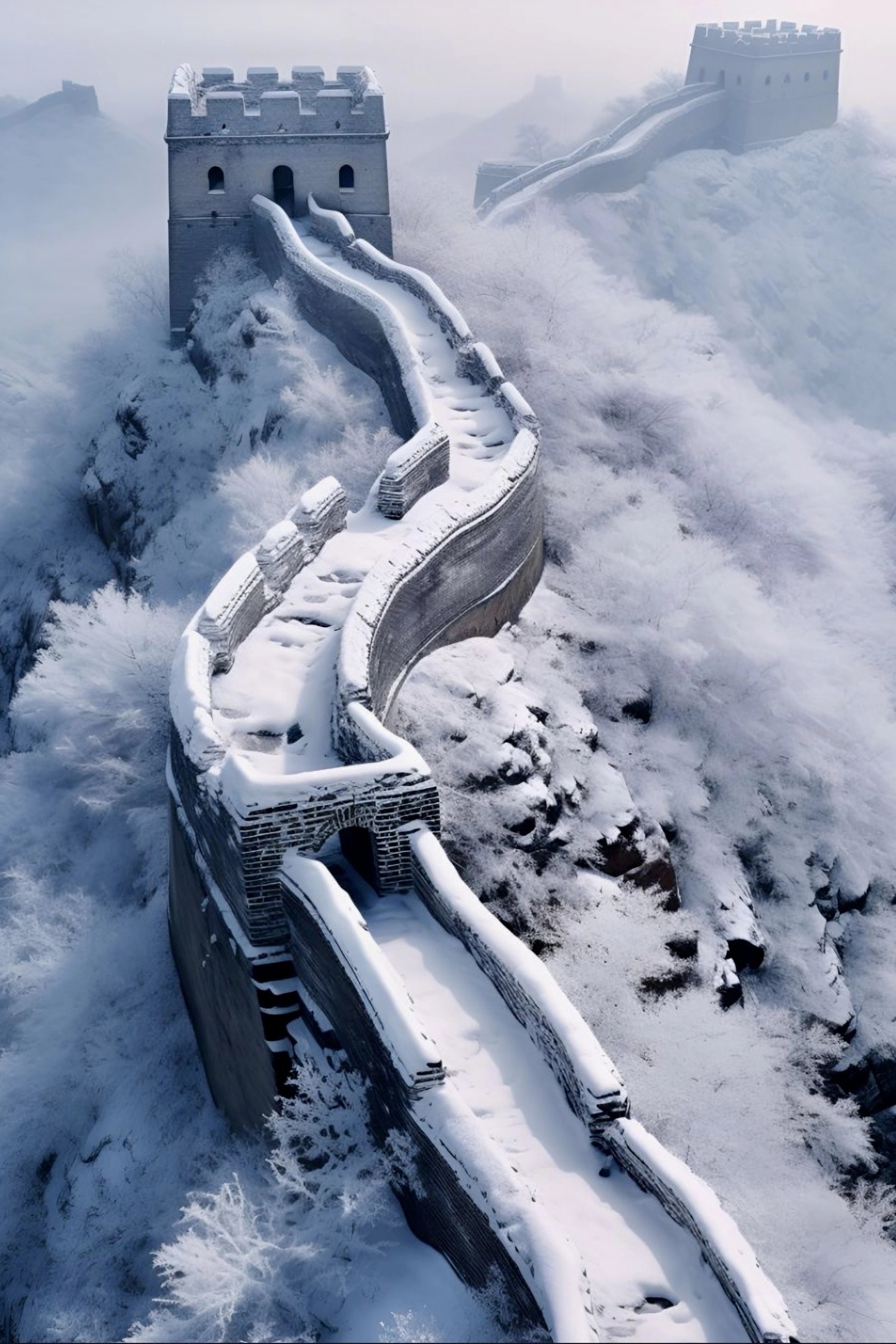 雪后长城