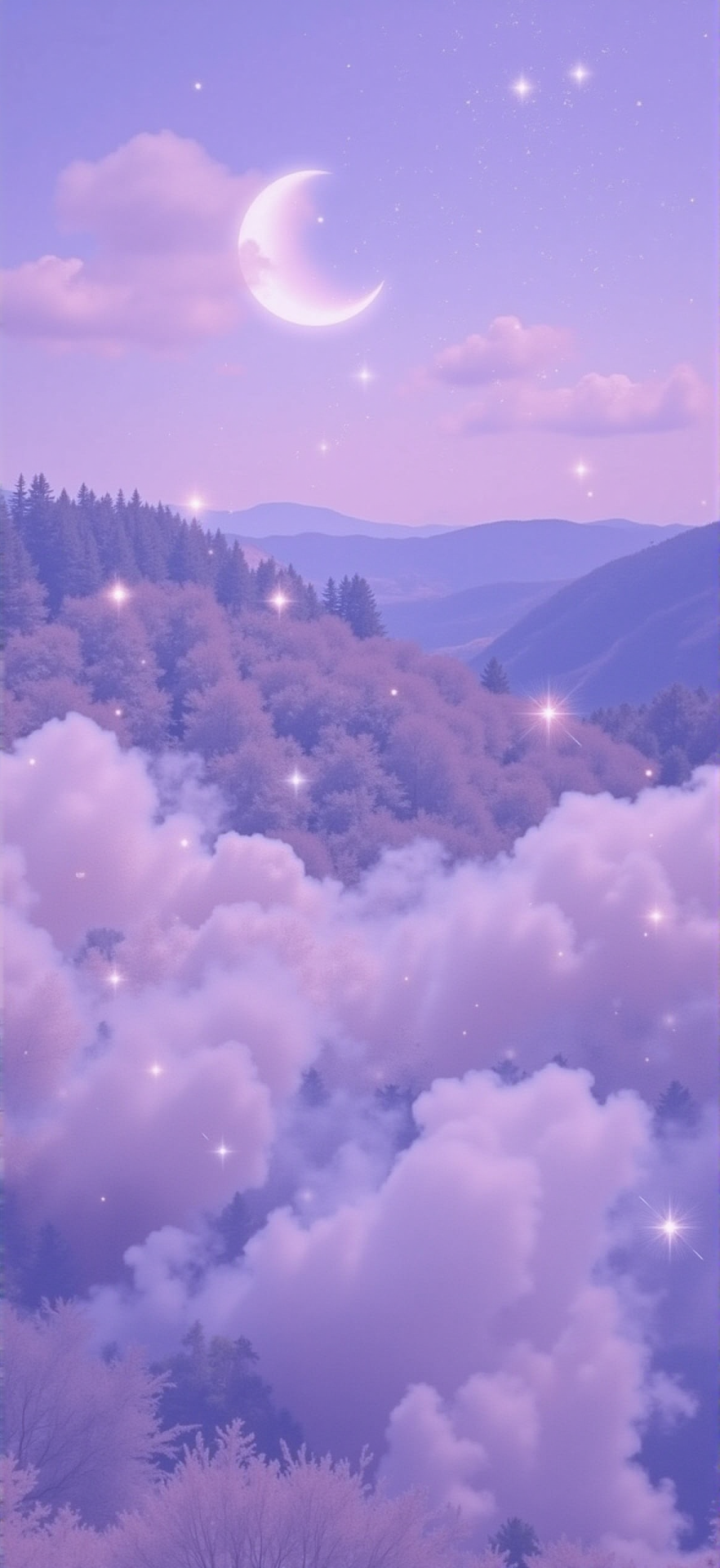 夢幻的遠山