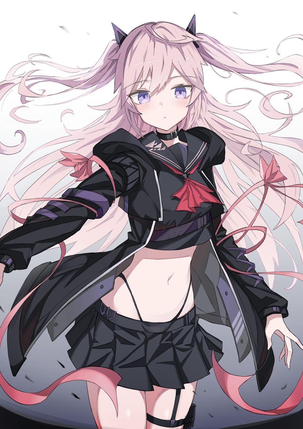 二次元微信聊天背景圖動漫少女