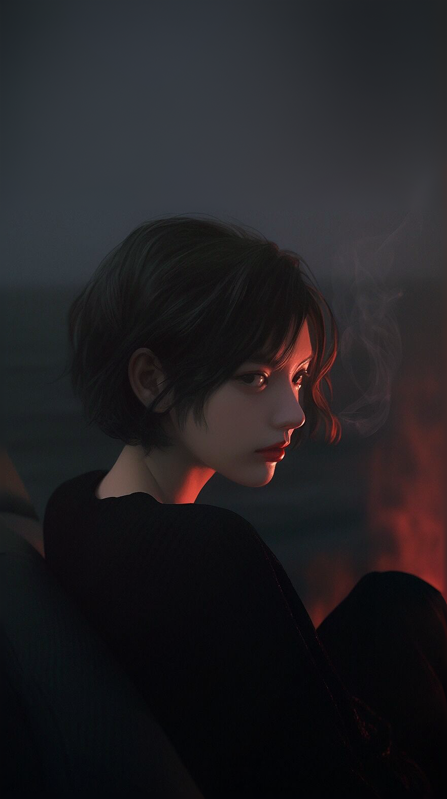唯美治愈系動漫女孩