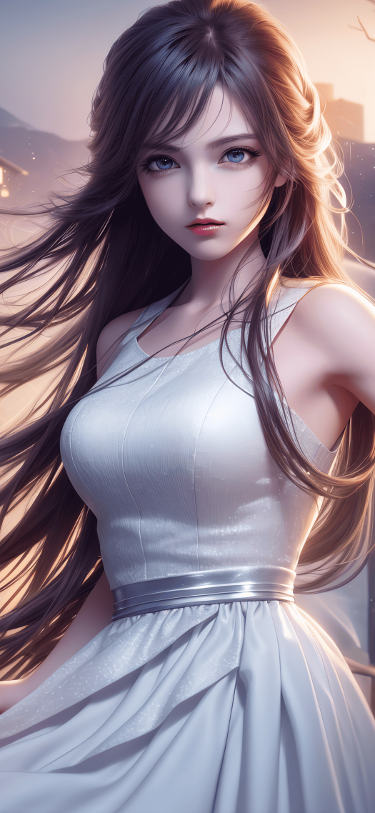 长发美女