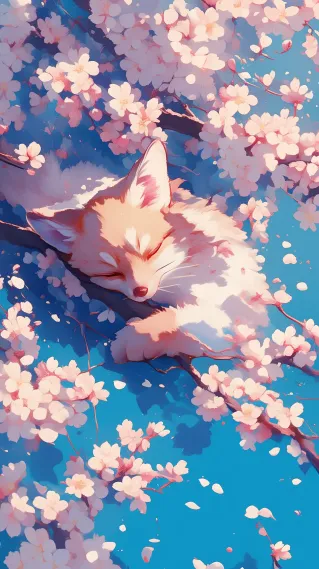 小狐狸与樱花