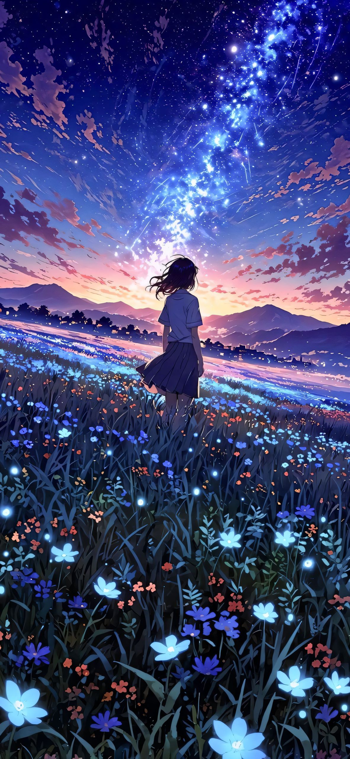 花海的少女