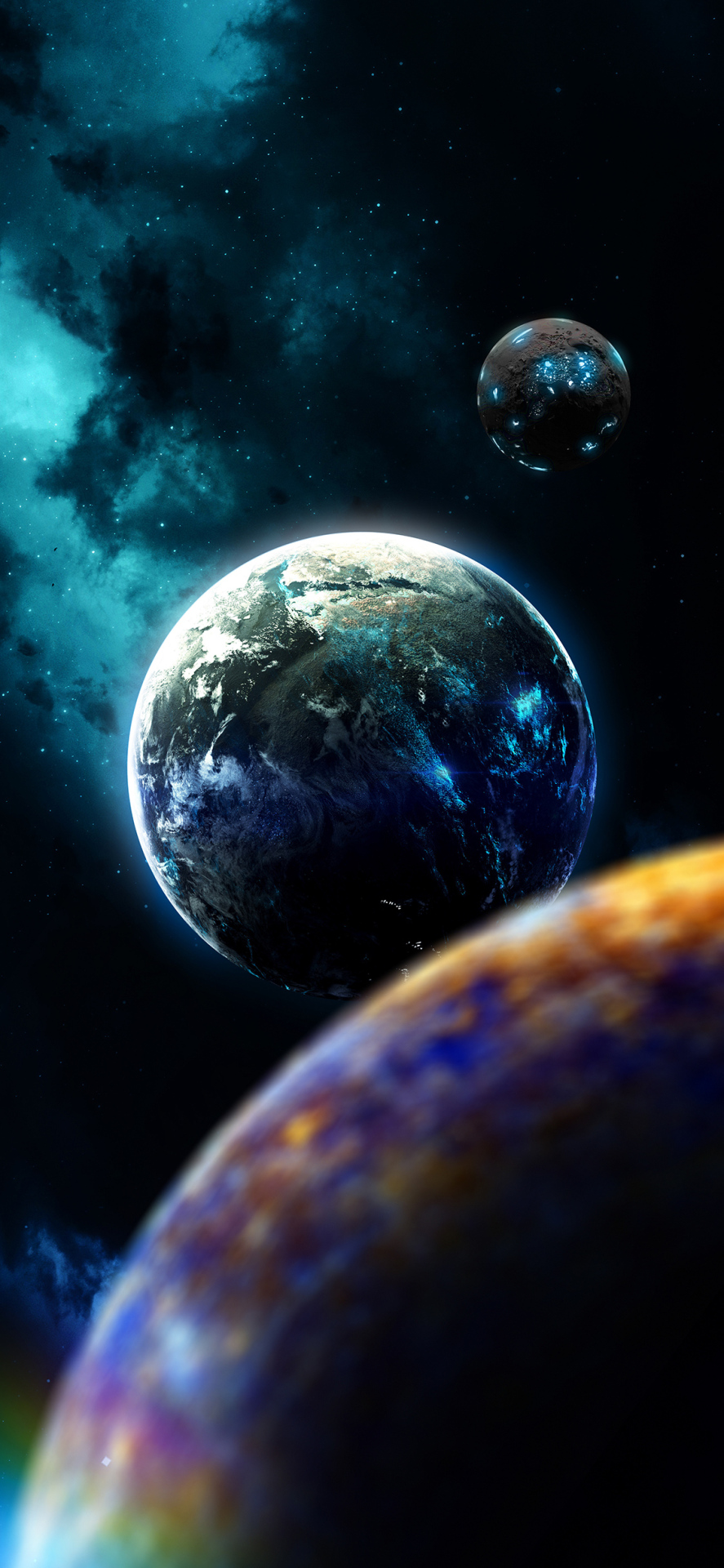 唯美星球宇宙星空
