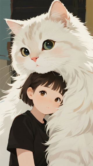 温暖的大猫咪